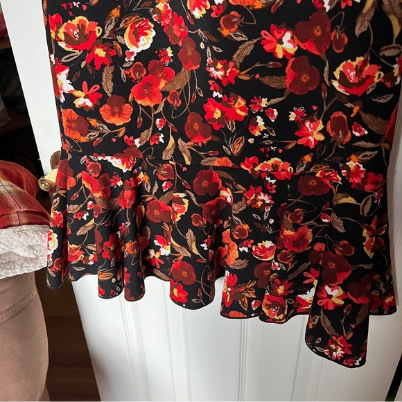 LuLaRoe CiCi Floral Dress NWT Size Large - Picture 3 of 6